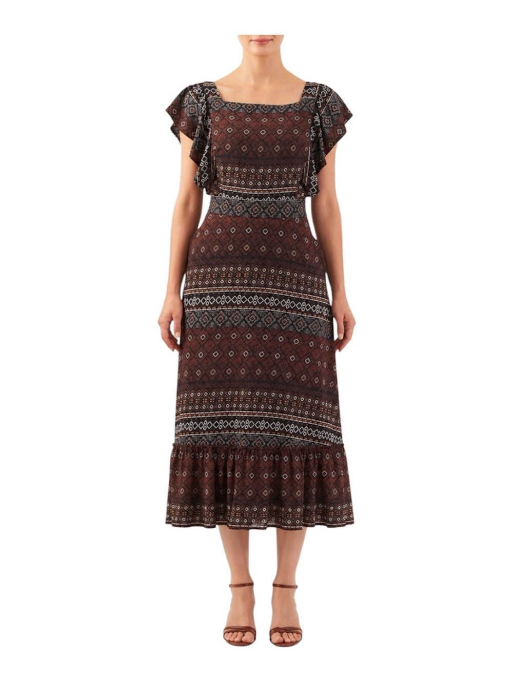 Eshakti dress is custom size approx small bohemian midi
